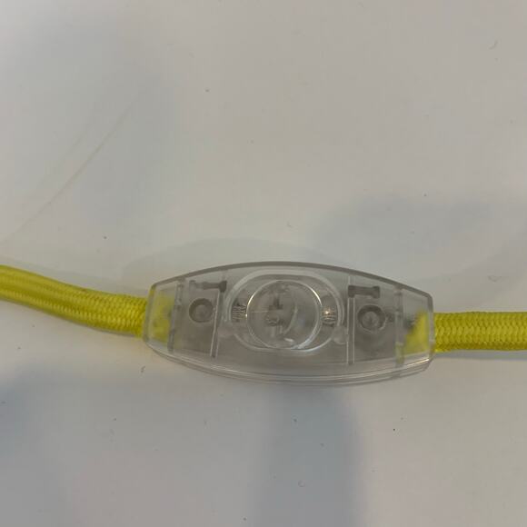 MCM Vintage Canister Lamp Yellow and White Metal Tube Mid Mod Retro Swanky - Picture 8 of 11